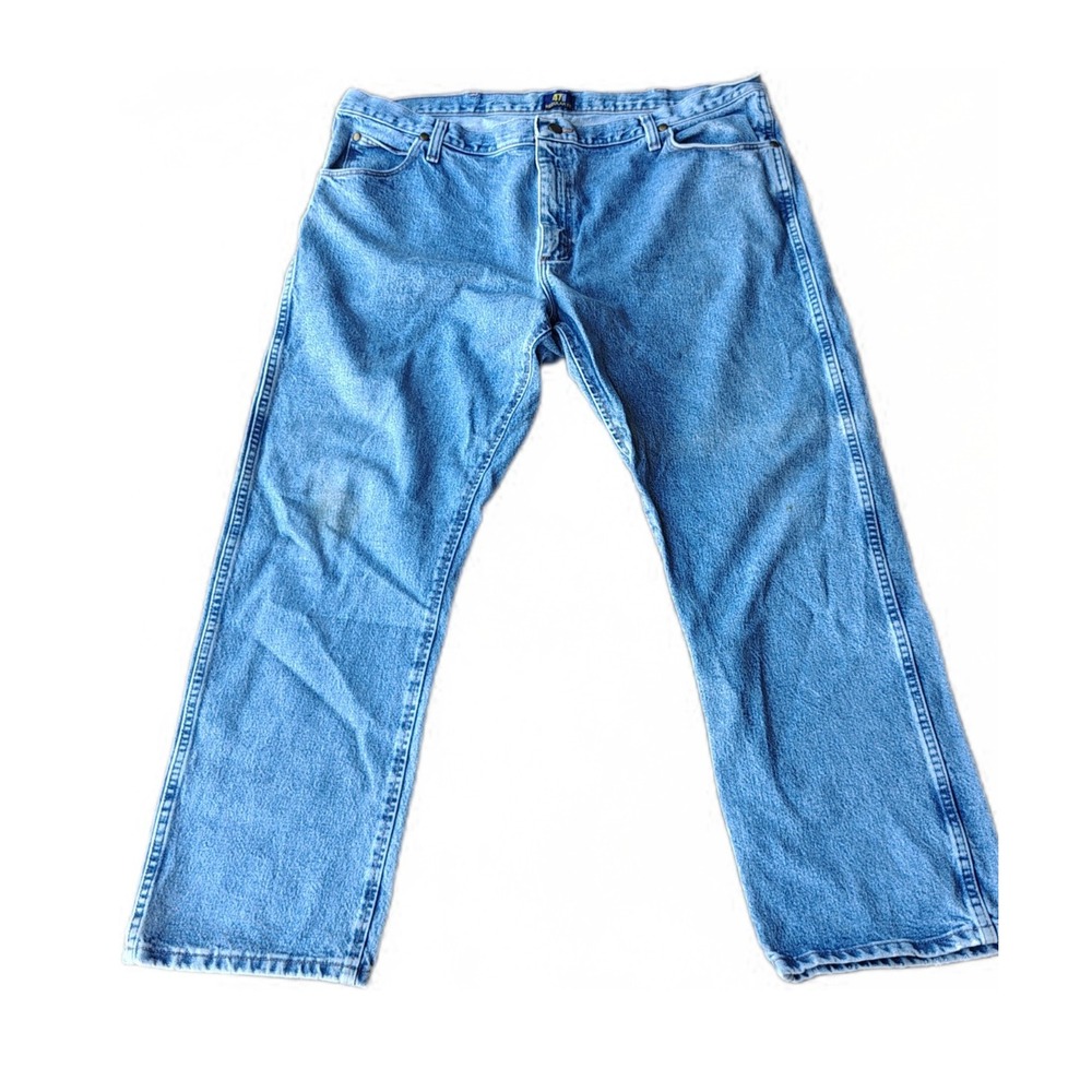Wrangler 47MWZ Regular Fit Jeans Mens 40x30 Medium Wash Heavyweight Denim Cowboy